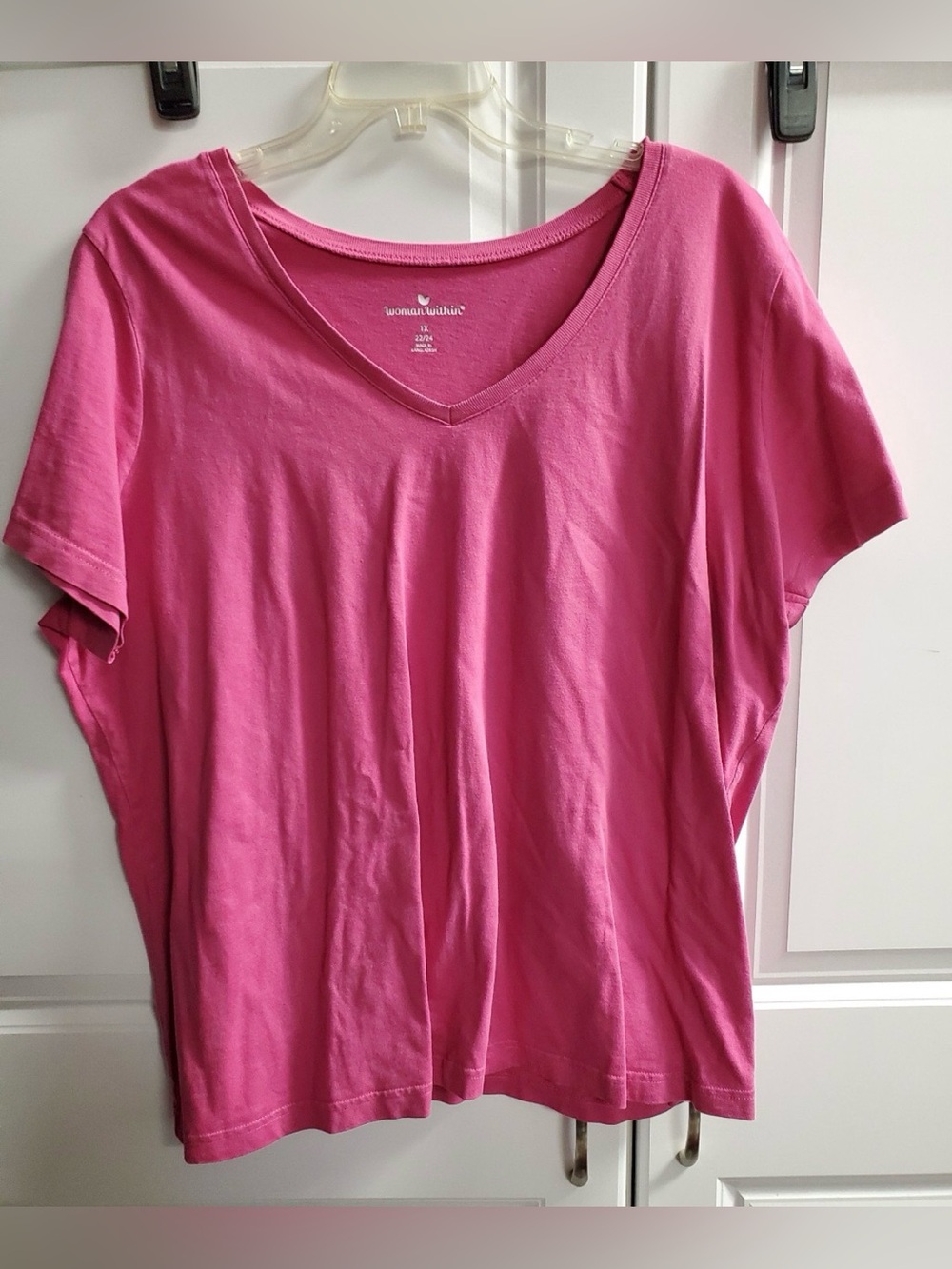🖤WOMAN WITHIN BUNDLE OF PINK AND LIKAC TOPS SIZE 22/24🖤